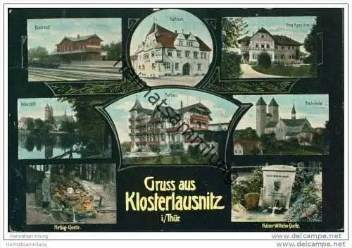 Gruss aus Bad Klosterlausnitz - Quellen - Bahnhof