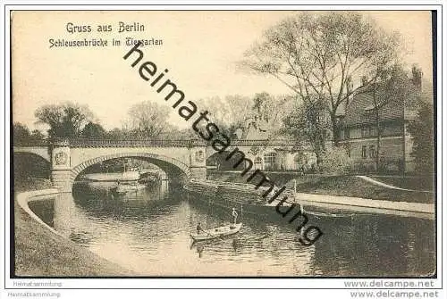 Berlin - Schleusenbrücke im Tiergarten