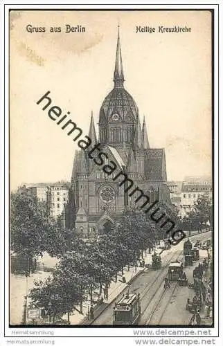 Berlin - Kreuzberg - Heilig Kreuzkirche - Strassenbahn