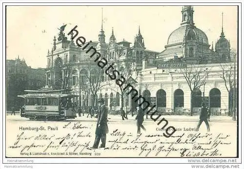 Hamburg - St. Pauli - Concert-Haus Ludwig - Strassenbahn