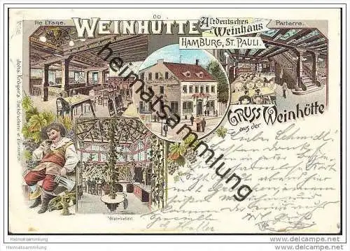 Hamburg - St. Pauli - Weinhütte - Altdeutsches Weinhaus