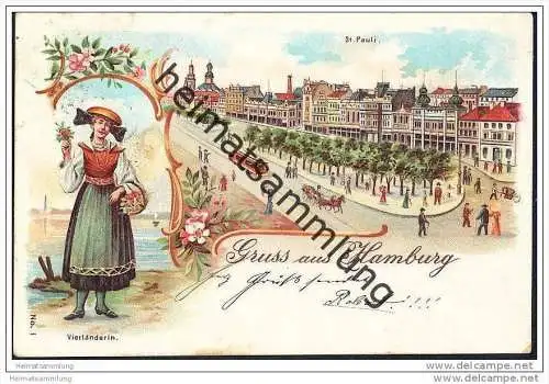 Hamburg - St. Pauli - Vierländerin - Strassenbahn