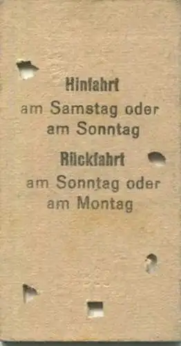 Schweiz - Sonntagsbillet Baden Lenzerheide/Lai via Zürich-Chur (Autoplatz vorausbestellen) - Fahrkarte 1960