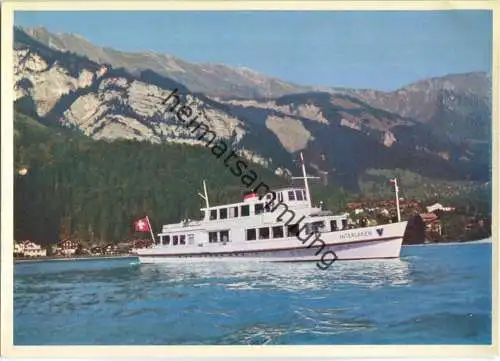 MS Interlaken auf dem Brienzersee - Fahrgastschiff - Edition BLS Bern
