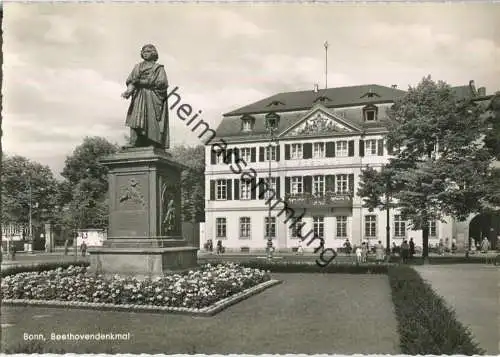Bonn - Beethovendenkmal - Foto-AK Grossformat - Rhein-Bild-Verlag J. Spatz Bonn