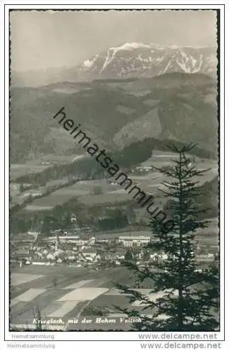 Krieglach mit der Hohen Veitsch - Foto-AK
