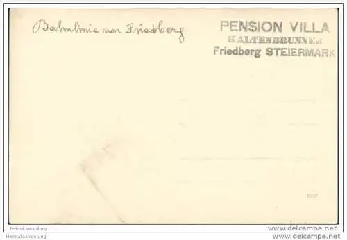 Friedberg - Pension Villa Kaltenbrunner - Mäuserlstill-Viadukt- Foto-AK