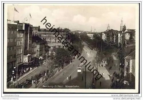 Hamburg - St. Pauli - Reeperbahn - Foto-AK