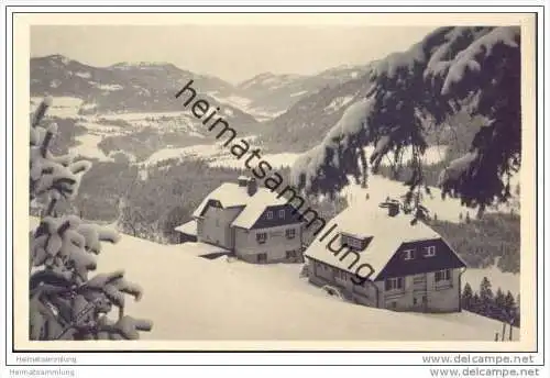 Stolzalpe bei Murau - Alpengasthof Rahmhube - Foto-AK