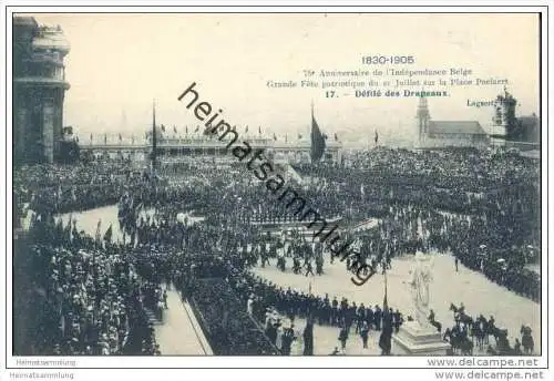 1830-1905 - 75e Anniversaire de l'Indépendance Belge - 17. Défilé des Drapeaux