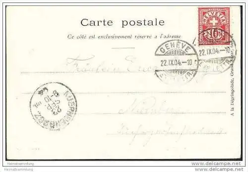 Genève - Genf - Le Théatre et le Musée Rath