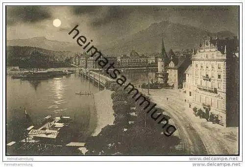 Luzern bei Nacht - Schwanenplatz