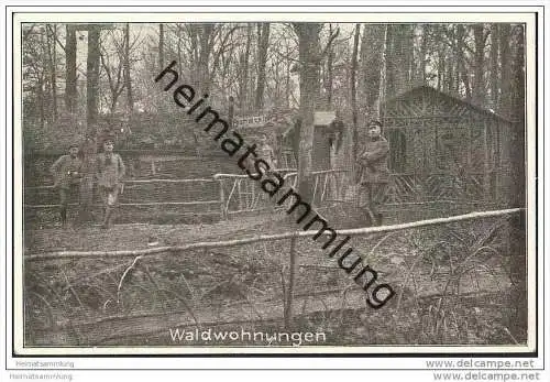 Militär - 1.Weltkrieg - Waldwohnungen - Feldpost