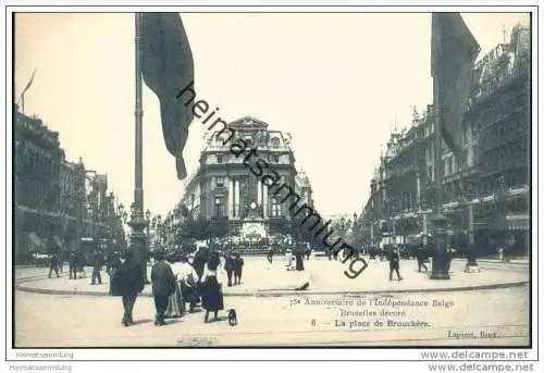 75e Anniversaire de l'Indépendance Belge - 6. La place de Brouckère