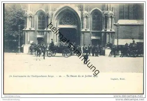 75e Anniversaire de l'Indépendance Belge - 10. Te Deum du 21. Juillet 1905