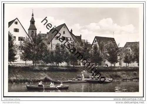 Nagold - Boote - Foto-AK