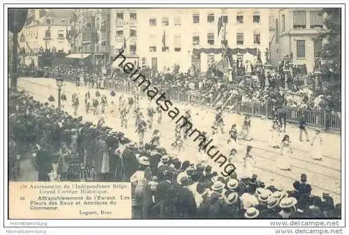 75e Anniversaire de l'Indépendance Belge - Grande Cortège Historique - Affranchissement de l'Escaut