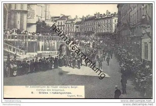 75e Anniversaire de l'Indépendance Belge - Cortège des Drapeaux - 8. Gildes Brabanconnes