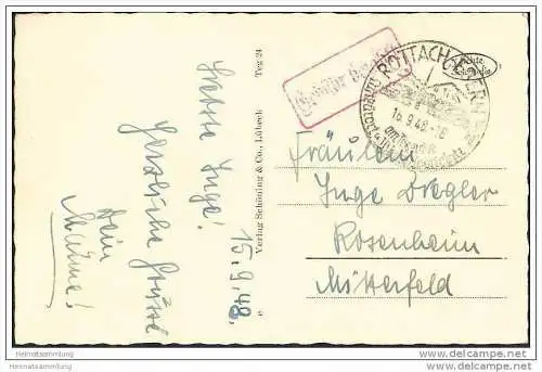 Wallberggipfel - Kirchel - Wallberghaus - Stempel Gebühr bezahlt Rottach-Egern