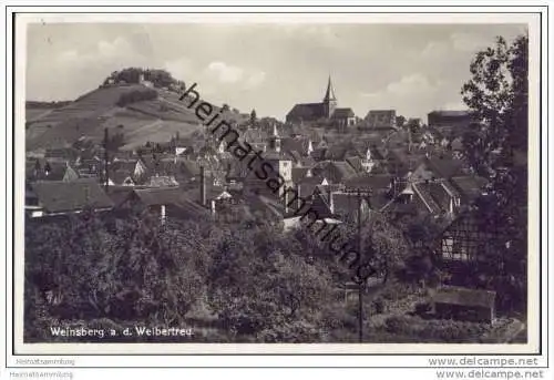 Weinsberg a. d. Weibertreu - Foto-AK