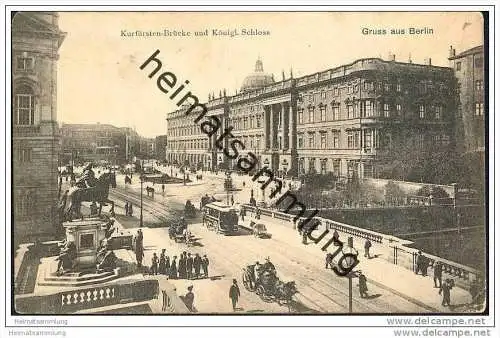 BBerlin - Schloss - Pferdestrassenbahn