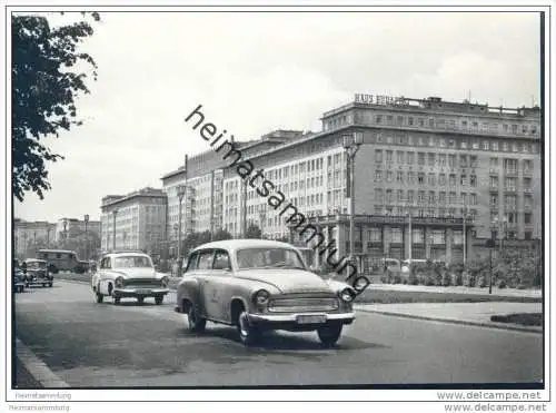 Berlin-Mitte - Stalinallee - Haus Budapest - Foto-AK Grossformat 1964