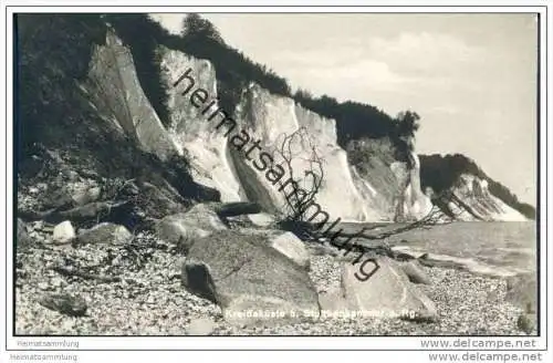Stubbenkammer auf Rügen - Kreideküste - Foto-AK Handabzug 1961