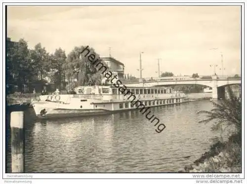 Brandenburg Havel - Fahrgastschiff MS Aktivist - Foto-AK Grossformat 1969