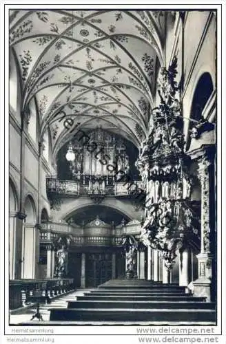 Bamberg - Michelskirche - Kanzel und Orgel