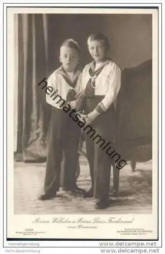 Prinz Wilhelm und Prinz Louis Ferdinand von Preussen