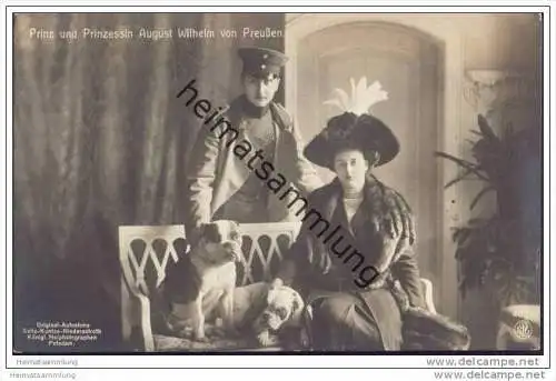 Prinz und Prinzessin August Wilhelm von Preussen - Hunde