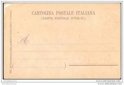 Pompei - Foro Civile - Künstlerkarte ca. 1900