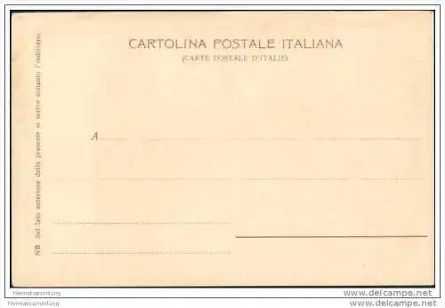 Pompei - Casa Pausa - Edile di Pompei - Künstlerkarte ca. 1900