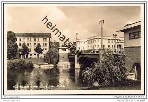 Brandenburg/Havel - Adolf-Hitler-Brücke - Foto-AK 30er Jahre
