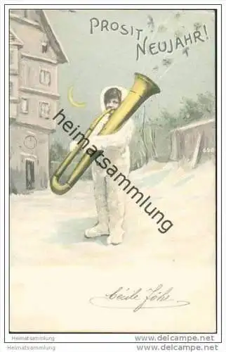 Prosit Neujahr - Schneemann-Kostüm