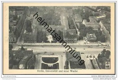 Berlin-Mitte - Universität und Neue Wache - Fliegeraufnahme 30er Jahre