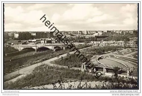 Berlin-Wedding - Bahnhof Gesundbrunnen - Foto-AK 50er Jahre