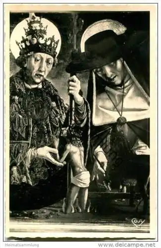 St. Wolfgang - Pacher Altar - Linker Predellaflügel - Foto-AK