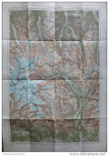 152 Matrei in Osttirol 1947 - Österreichischen Karte 1:50.000 - Herausgegeben vom Bundesamt für Eich- u. Vermessungswese