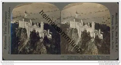 Neuschwanstein - Keystone View Company - Stereofotographie