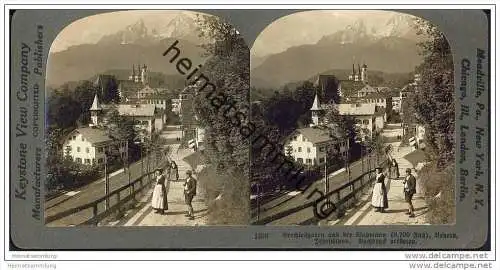 Berchtesgaden - Keystone View Company - Stereofotographie