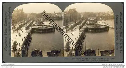 Hamburg - Binnen-Alster - Keystone View Company - Stereofotographie