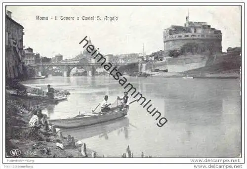 Roma - Il Tevere a Castel S. Angelo