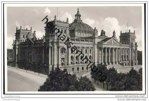 Berlin - Reichstagsgebäude - Foto-AK 30er Jahre