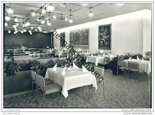 Berlin - Palast der Republik - Linden-Restaurant - Foto-AK Grossformat