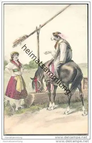 Ungarische Trachten - Künstlerkarte ca. 1900