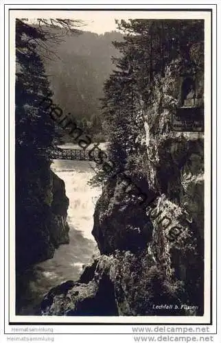 Füssen - Lechfall - Foto-AK