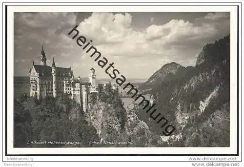 Hohenschwangau - Schloss Neuschwanstein - Foto-AK