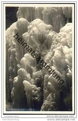 Partnachklamm - Winter - Foto-AK