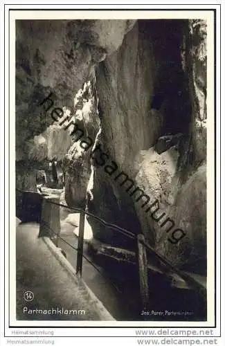 Partnachklamm - Innen - Foto-AK